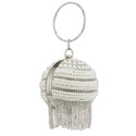 Diamond Tassels Rhinestone Round Ball Wedding Party Bags -