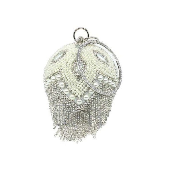 Diamond Tassels Rhinestone Round Ball Wedding Party Bags -