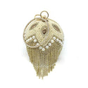 Diamond Tassels Rhinestone Round Ball Wedding Party Bags -