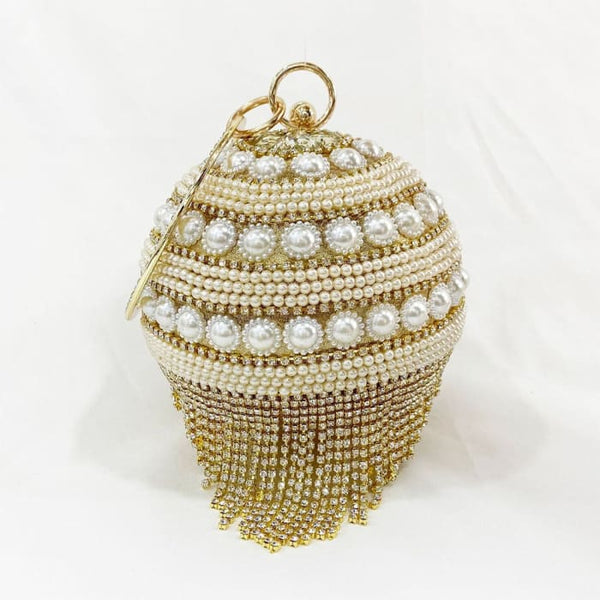 Diamond Tassels Rhinestone Round Ball Wedding Party Bags -