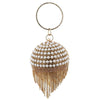 Diamond Tassels Rhinestone Round Ball Wedding Party Bags -