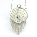 Diamond Tassels Rhinestone Round Ball Wedding Party Bags -