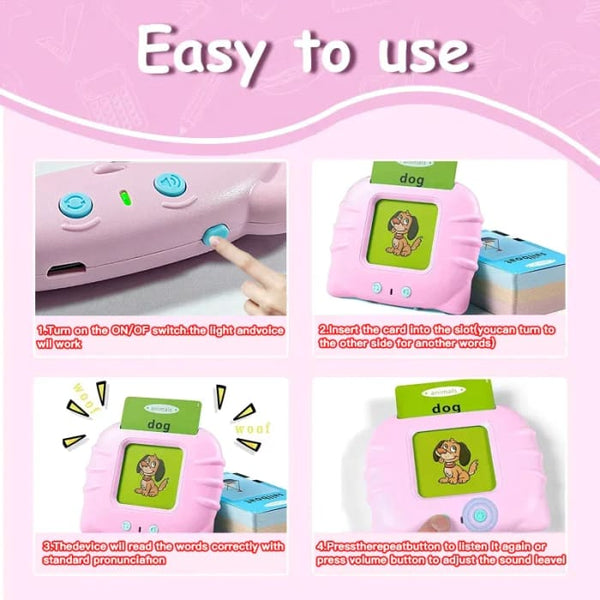 Early Educational Talking Flash Cards English Electronic