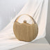 Elegant Round Shoulder Luxury Wedding Women Clutch - Gold C