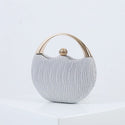 Elegant Round Shoulder Luxury Wedding Women Clutch -