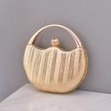 Elegant Round Shoulder Luxury Wedding Women Clutch -