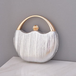 Elegant Round Shoulder Luxury Wedding Women Clutch -