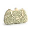 Luxury Pearl Crystal Wedding Clutch - Handbags On sale Free