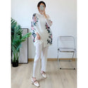 Miyake Pleated Floral Print Women Set - Dresses On sale Free