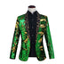 Shiny Sequins Shawl Collar One Button Glitter Party Men