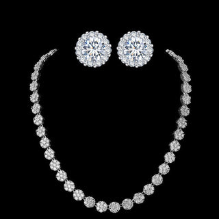 925 Silver Luxury Bridal AAA Zircon Jewelry - Jewelry Set - 