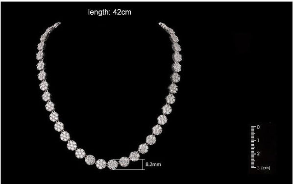 925 Silver Luxury Bridal AAA Zircon Jewelry - Jewelry Set - 