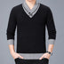 Casual Turtleneck Double Collar Slim Fit Men Sweater -