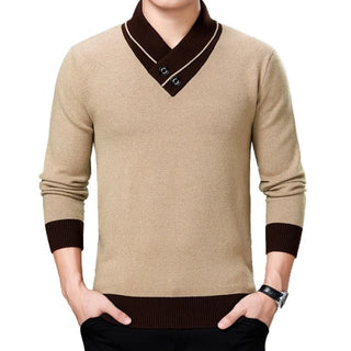 Mens casual outlet turtleneck slim fit