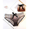 Fashion Gradient Bow Sweet Transparent Sexy Women Panties - 