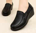 Genuine Leather Non Slip Women Work Shoes - Women Shoes On 