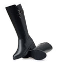 Genuine Leather Thick Wool Female Long Boots - Women On sale