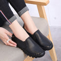 Handmade Genuine Leather Women Loafer - Women Shoes On sale 