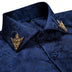 Long Sleeve Formal Button Men Business Dress Shirt -