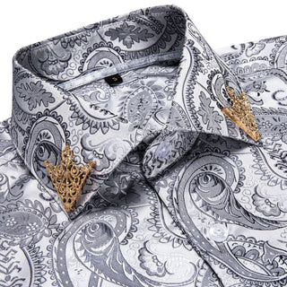 Long Sleeve Formal Button Men Business Dress Shirt -