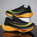 Luxury Breathable Men Tennis Sneakers - Black-Yellow / 37 - 