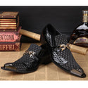 Luxury Fiber Men Pointed Dress Shoes - Men Shoes On sale 