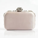 Luxury Geometric Pearl Bridal Clutch - Pink - On sale Free