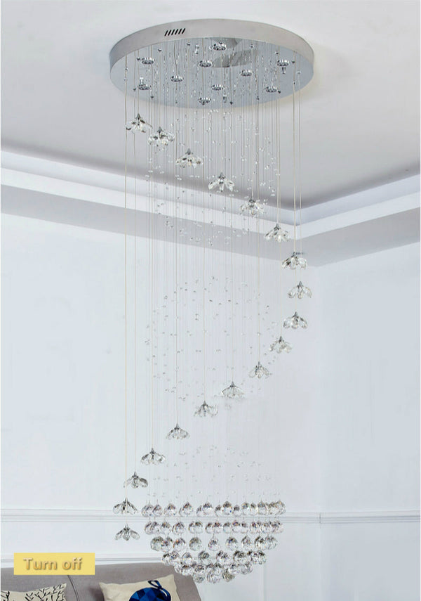 Luxury Long Staircase Crystal Chandelier - Chandeliers On 