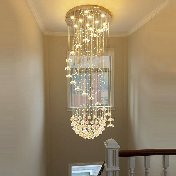 Luxury Long Staircase Crystal Chandelier - Chandeliers On 