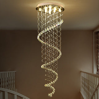 Luxury Modern LED K9 Crystal Chandelier - Warm White / 