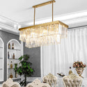 Luxury Modern Rectangle Dining Room Chandelier - Chandeliers