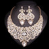 Luxury Rhinestone Crystal Statement Bridal Jewelry Set - 2 