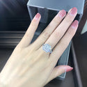 Luxury Square Designer Women Engagement Ring - Jewelry On 