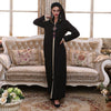 Moroccan Women Kaftan Abaya - Black / L - On sale Free 