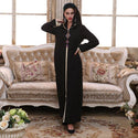 Moroccan Women Kaftan Abaya - Black / L - On sale Free 