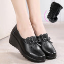 Non Slip Women High Heels Leather Work Shoes - Women Shoes 