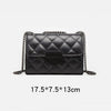 Pu Leather Crossbody Luxury Rhombus Chain Party Totes - 