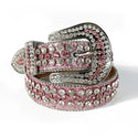 Rhinestone Diamond Waistband Unisex Belts - Women On sale 