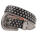 Rhinestone Diamond Waistband Unisex Belts - Women On sale 