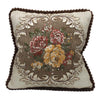 Royal Elegant Chenille Fabric Jacquard Embroidered Cushion 