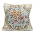 Royal Elegant Chenille Fabric Jacquard Embroidered Cushion 