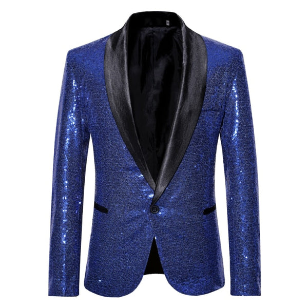 Mens on sale sequin blazer