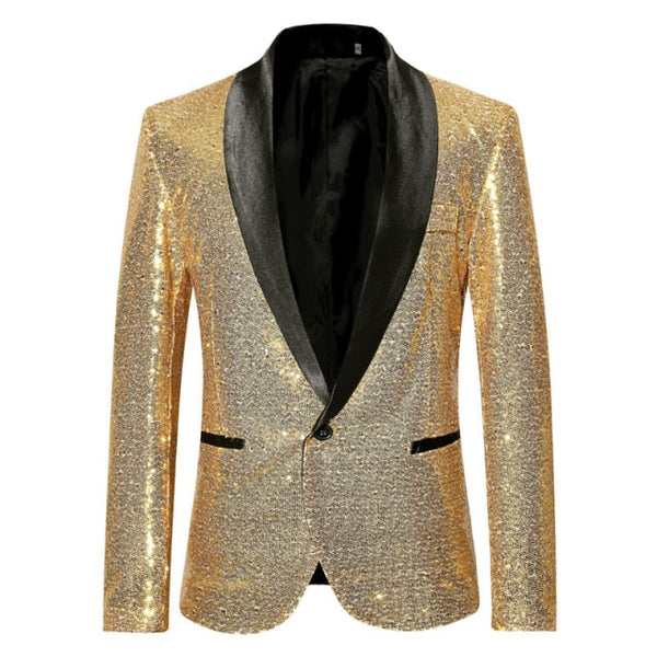 London SuperMarket UK Shiny Sequin Glitter Embellished Men