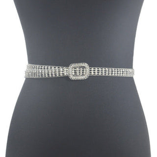 Super Shine Crystal Rhinestone Women Belts - 1282-2 / 105cm 