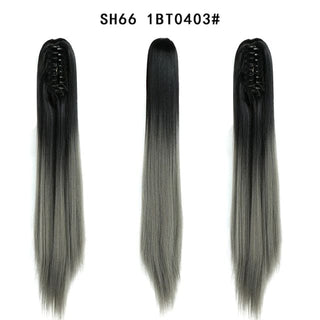 Synthetic Claw Jaw Clip On Ponytail Hair Extension - SH66