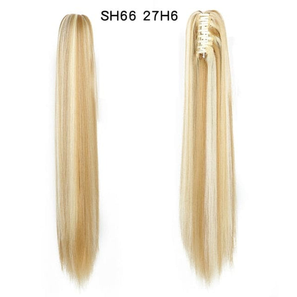 Synthetic Claw Jaw Clip On Ponytail Hair Extension - SH66