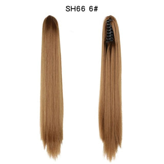 Synthetic Claw Jaw Clip On Ponytail Hair Extension - SH66 6