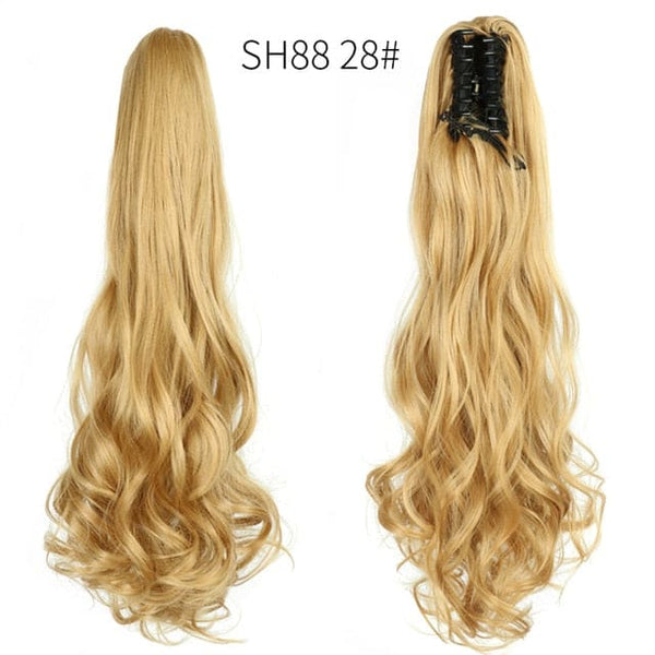 Synthetic Claw Jaw Clip On Ponytail Hair Extension - SH88 28