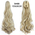 Synthetic Claw Jaw Clip On Ponytail Hair Extension - SH88