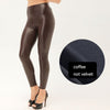 Thickened Warm Velvet Winter PU Leather Women Leggings -